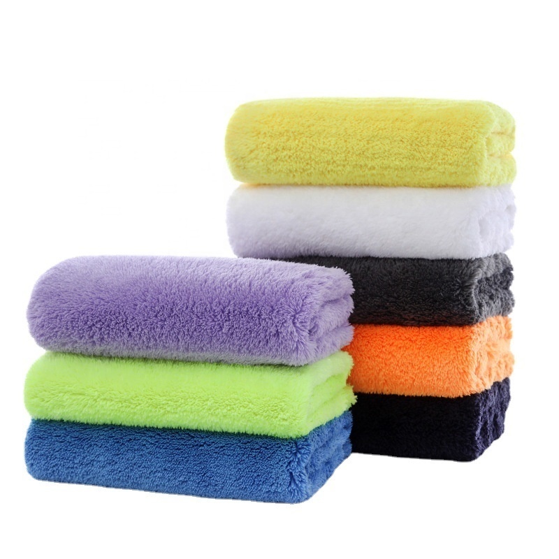 Ultra Thick Edgless Microfiber Car Cleaning Cloth Auto Waxing Drying Polishing Detailing Towel