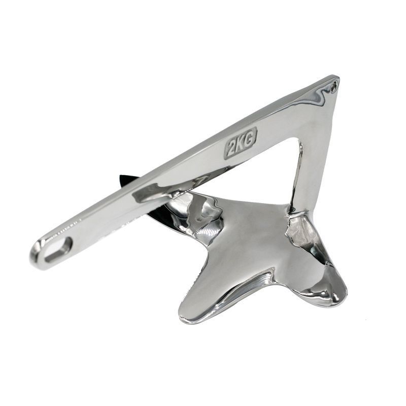 316 ss Polishing Stainless Steel boat marine anchor Bruce style stainless steel claw Anchor