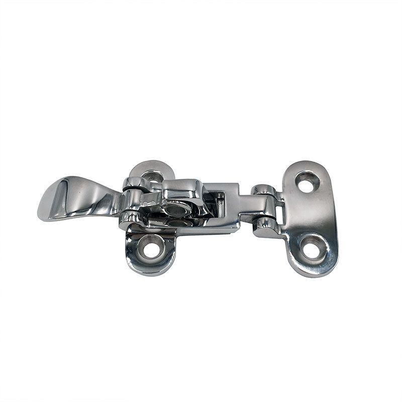 Stainless Steel Anti-Rattle Boat Door Latch New Condition Cam Cleat Design