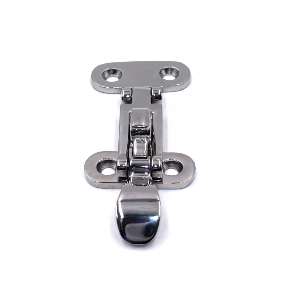 Stainless Steel Anti-Rattle Boat Door Latch New Condition Cam Cleat Design