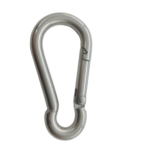 Stainless Steel Snap Spring Hook Carabiner Clips for Keychains, Camping, Fishing & Hiking Accessories