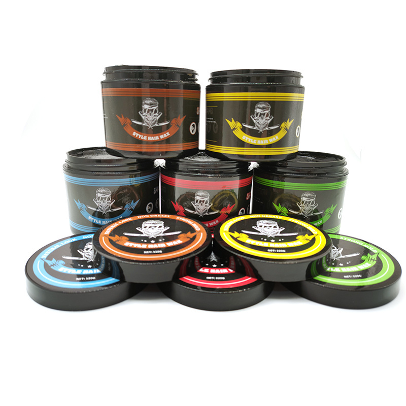 Personalized water based extra hold private label professional hair styling pomade wax gel custom hair edge control for braid