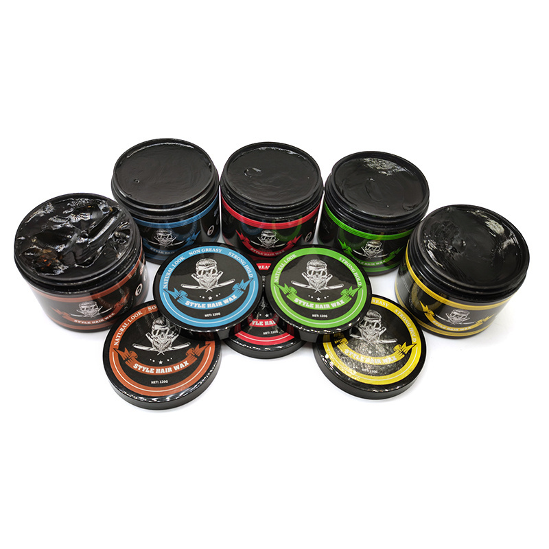 Personalized water based extra hold private label professional hair styling pomade wax gel custom hair edge control for braid