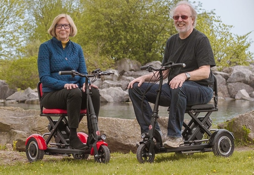 Handicapped Scooters Lithium Battery 30KM Electric Scooters For Elderly Riding EU Shipping 3 Wheel Electric Scooter