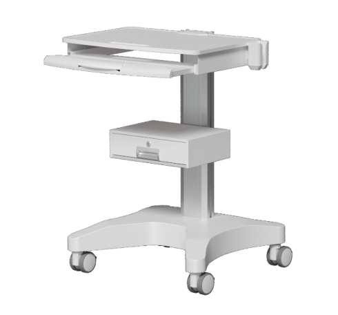 DYNAMIC Medical Trolley Cart For Hospital Dental Clinic With Monitor Mount Oral Scanner Holder Cpu Holder Box Nurse Mobile Works