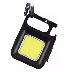 Aluminum 800 lm High quality Wholesale Rechargeable Cob Keychain work Light Mini Flashlight 4 Light Modes Portable Pocket Light