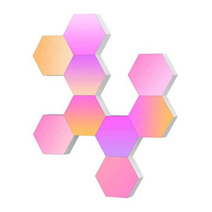 Hot Selling wholesale 1pcs DIY RGB LED Touch Light remote control quantum Wall hexagonal lights