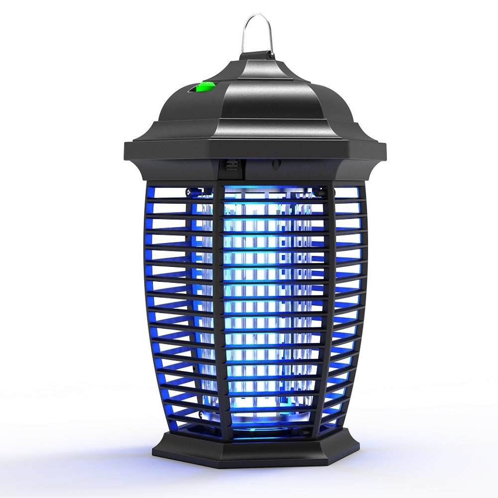 Household Electricity High Standard  18W Bug Zapper Outdoor Mosquito insect killer lamp with Dusk to Dawn Light Sensor