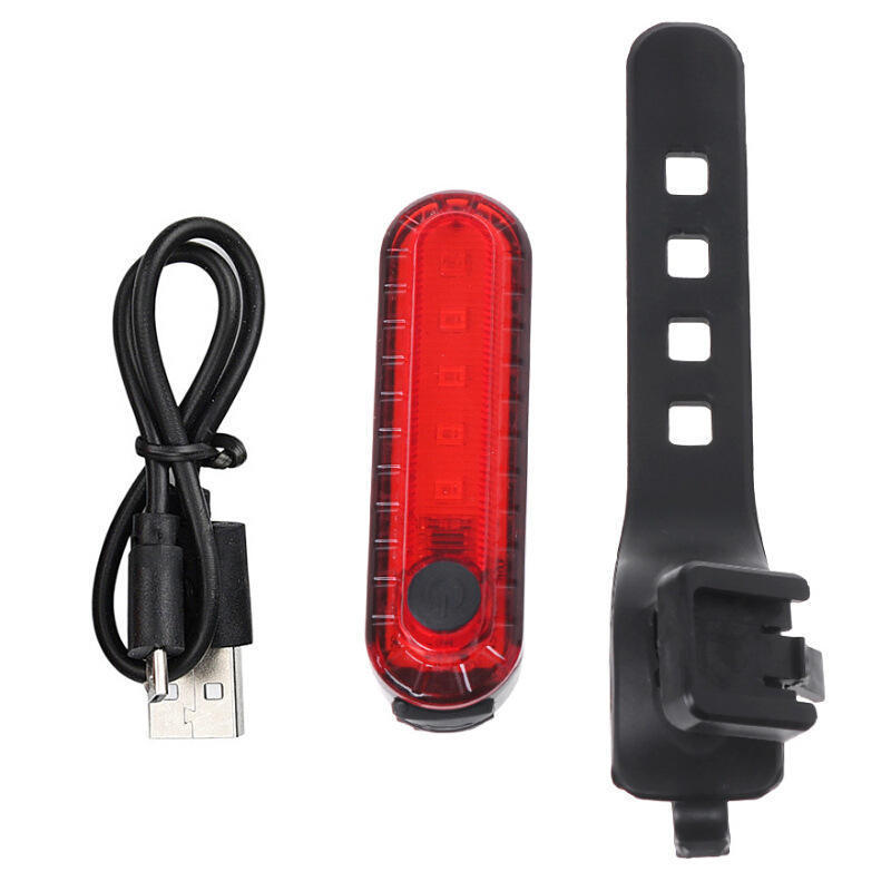 Free Sample Bicycle IPX4 Waterproof Accessories Mountain 5LED Front Black Bike Bicycle Cycling Light Set