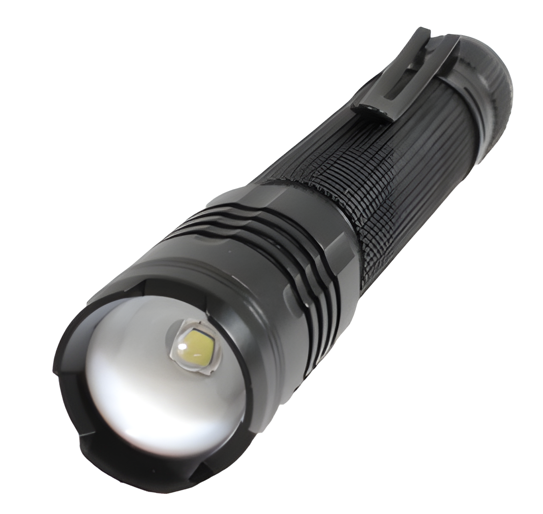 280 Lumen Tactical Flashlight Super Bright LED Mini Flashlights with Belt Clip Zoomable 3 Modes Waterproof