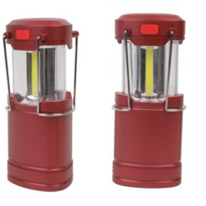 Pop-up COB camping light Rechargeable Camping Railroad Lantern Classic  Outdoor