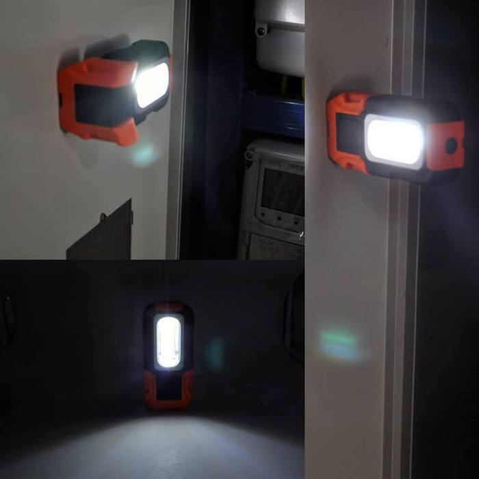 100ml work lamp hand held foldable portable worklight magnetic led work light AAA dry battery operated