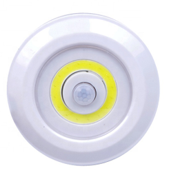 Round COB Sensor Lights Sensor Lights Battery Operated Hanging Night Light for Wardrobe Stairway Cupboard Shelf