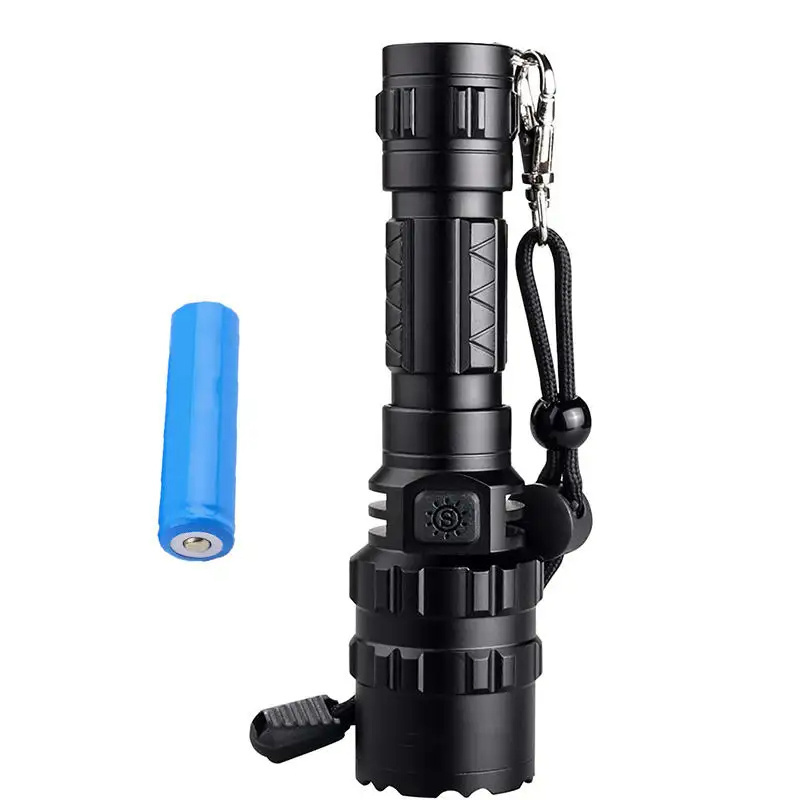 Rechargeable Heavy Duty Hunting Torch Light Long Distance LED Torch Light Long Range Flashlights