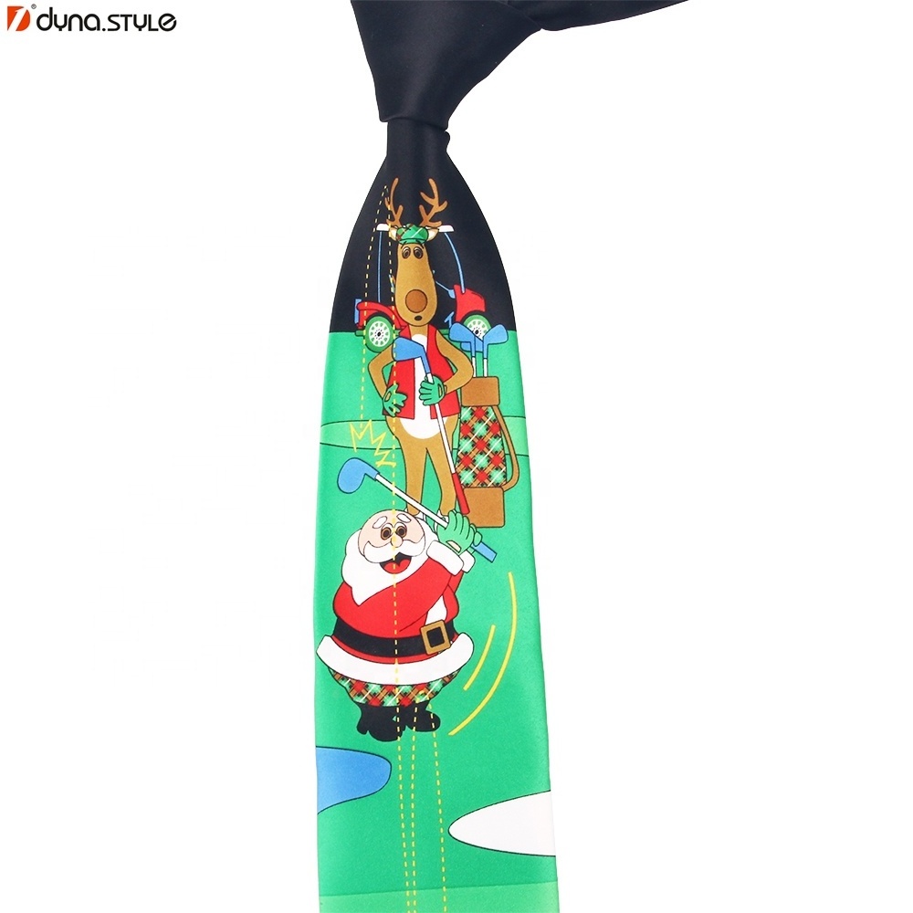 Ebay Best Selling Handmade Music Led Screen Printing Xmas Christmas Tie