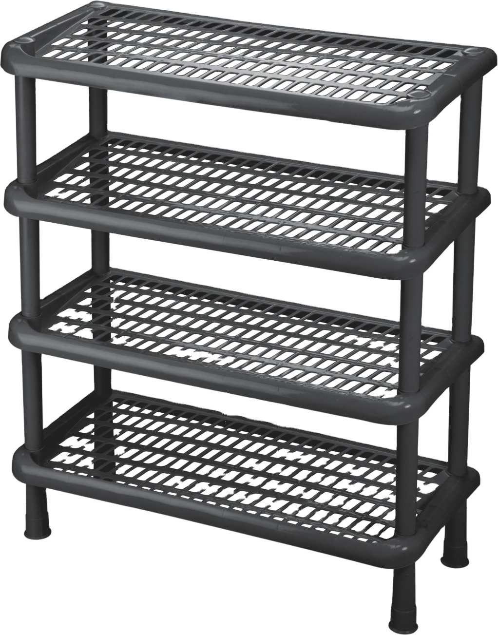 Plastic Shoe Rack Big 3 Pair 4 Tier export from India high quality with cheap cost