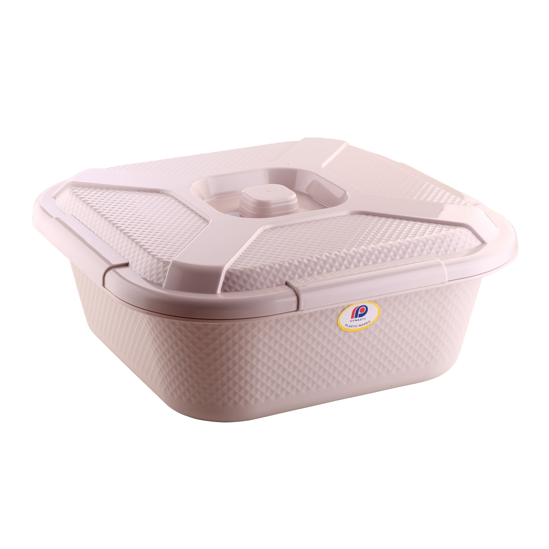 Round Size PP Plastic Tubs Household Bathroom Plastic Tubs WITH LID  available in Bulk Quantity WITH CHEAP PRICE 9.6 L