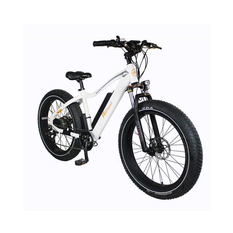 Wholesaler Aluminum Alloy  Fat Tire 48V Electric Bike Fatbike Ebike E Bicycle For Adult Man