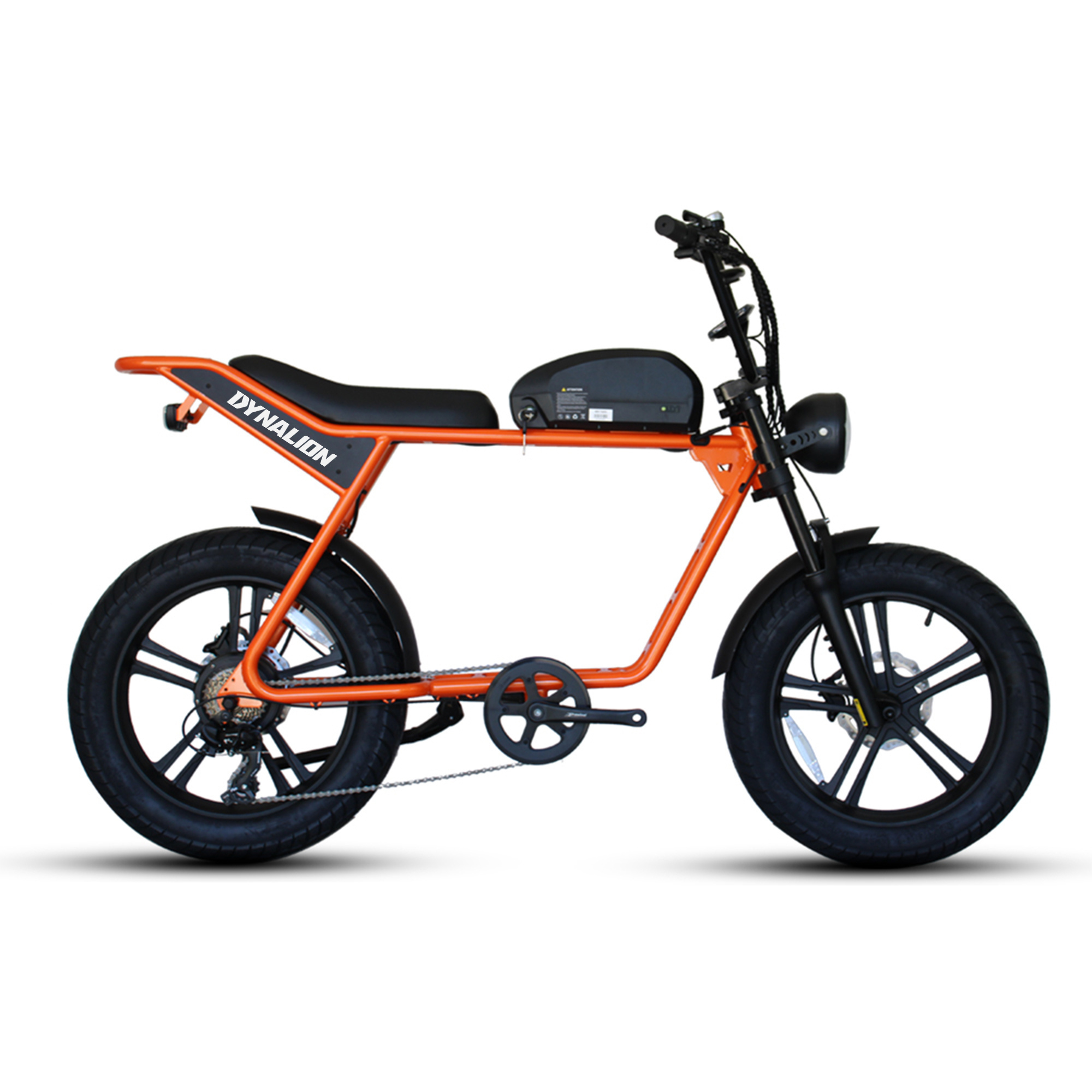 DYNALION 48V 750W Fat Tire Dirt Adult Moped E Ebike Mtb 2 Seat Electric Bike Bicycle