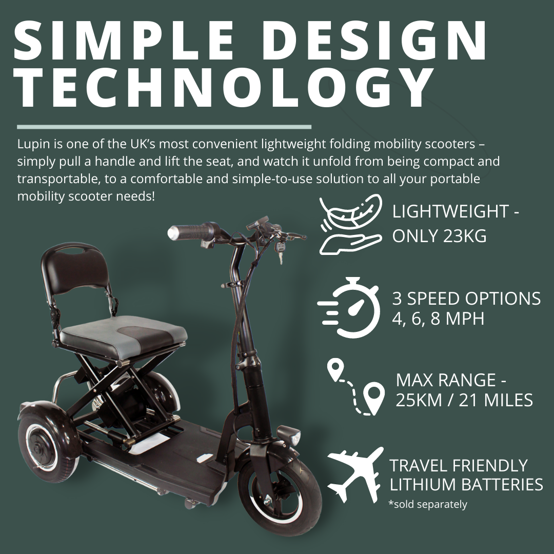 Elderly Disabled Folding Adults Electric Tricycle For Handicapped