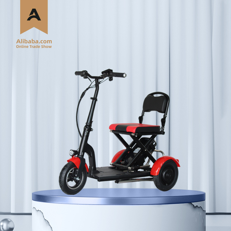 Foldable Mobility 3 Wheels Electric Tricycle Scooter for Elderly Three Wheeler Lithium 3 Wheel Electric Scooters