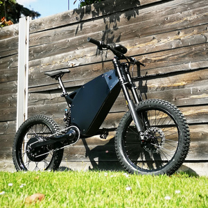 Electric Hybrid Bike EU Directly Shipping Stealth Bomber Steel Frame 72v 300w Full Suspension Electric Bike