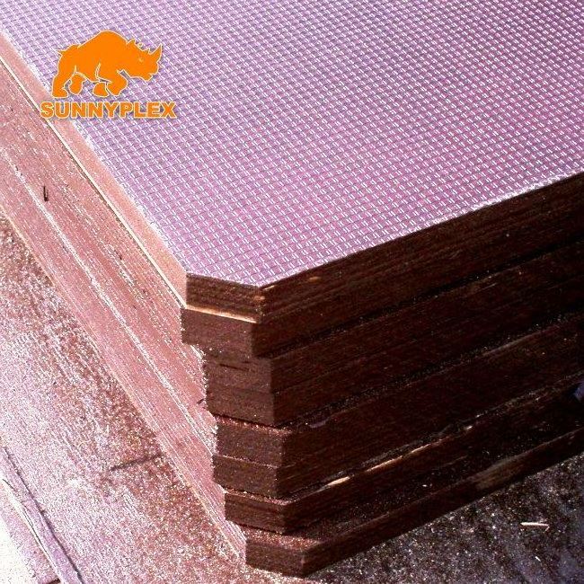 21mm vinyl laminated formwork plywood SUNNYPLEX