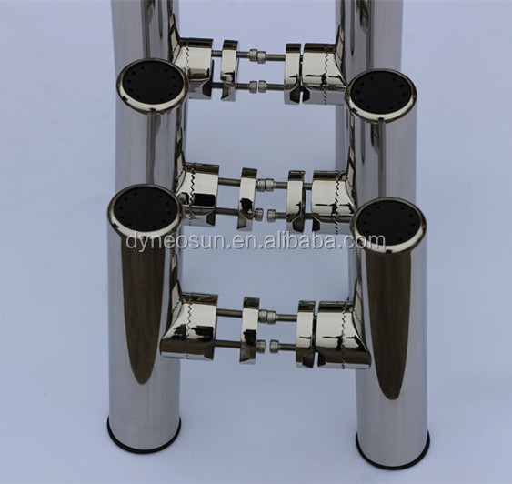 wholesale stainless steel 316 rail mount rod holder