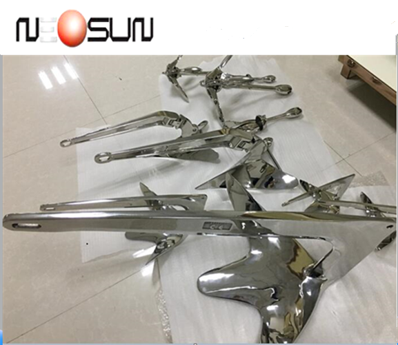 3kg-60kg stainless steel 316 bruce type ship anchor