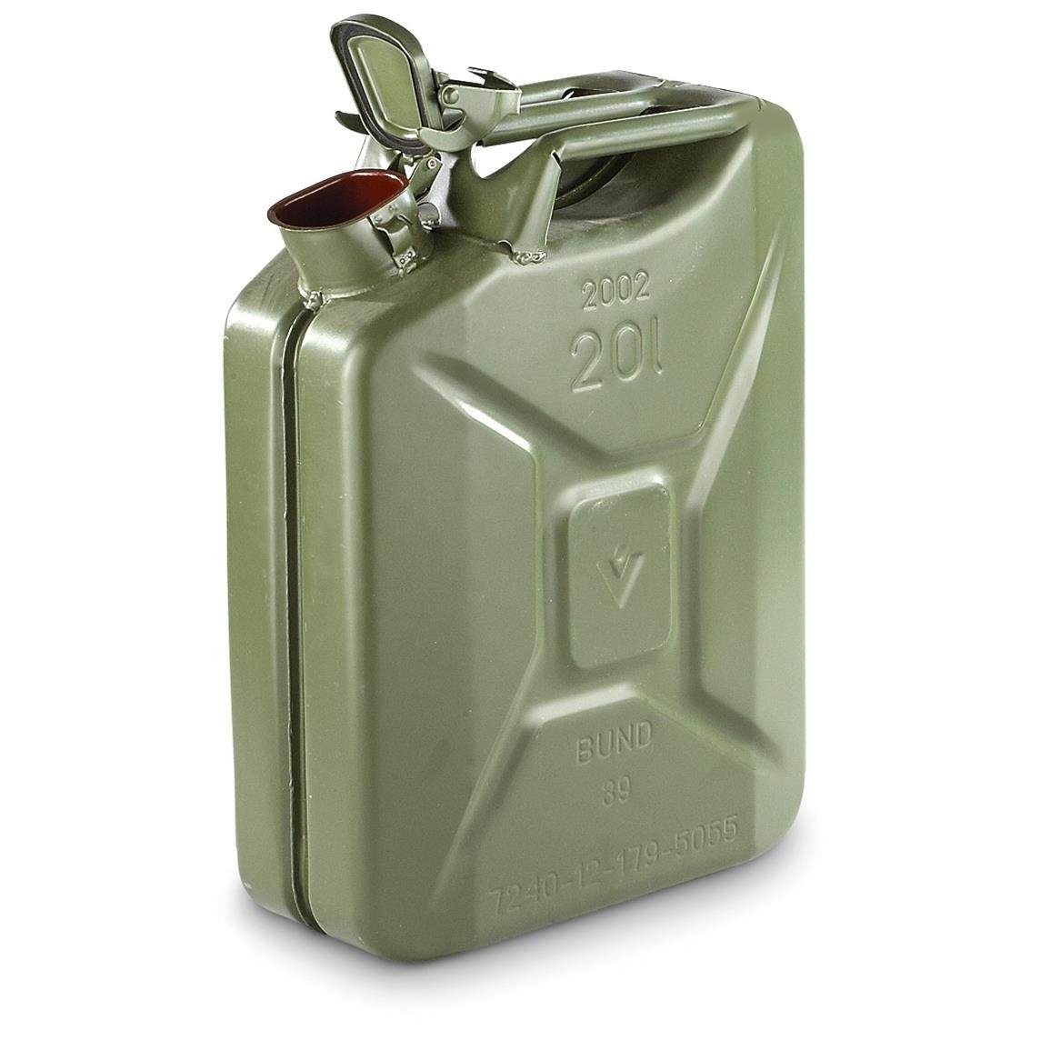 Hot Selling Metal Style 20L Stainless Steel Petrol Jerry Can