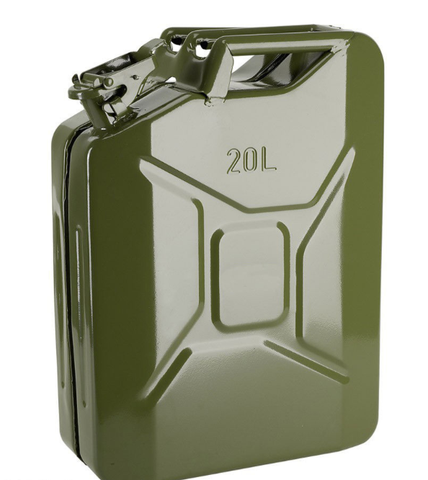 Various Size Metal Style 20L Stainless Steel Petrol Jerry Can