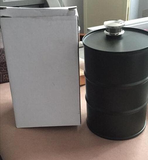 New Design 304 Stainless Steel Wine Barrel 500ml  Drum