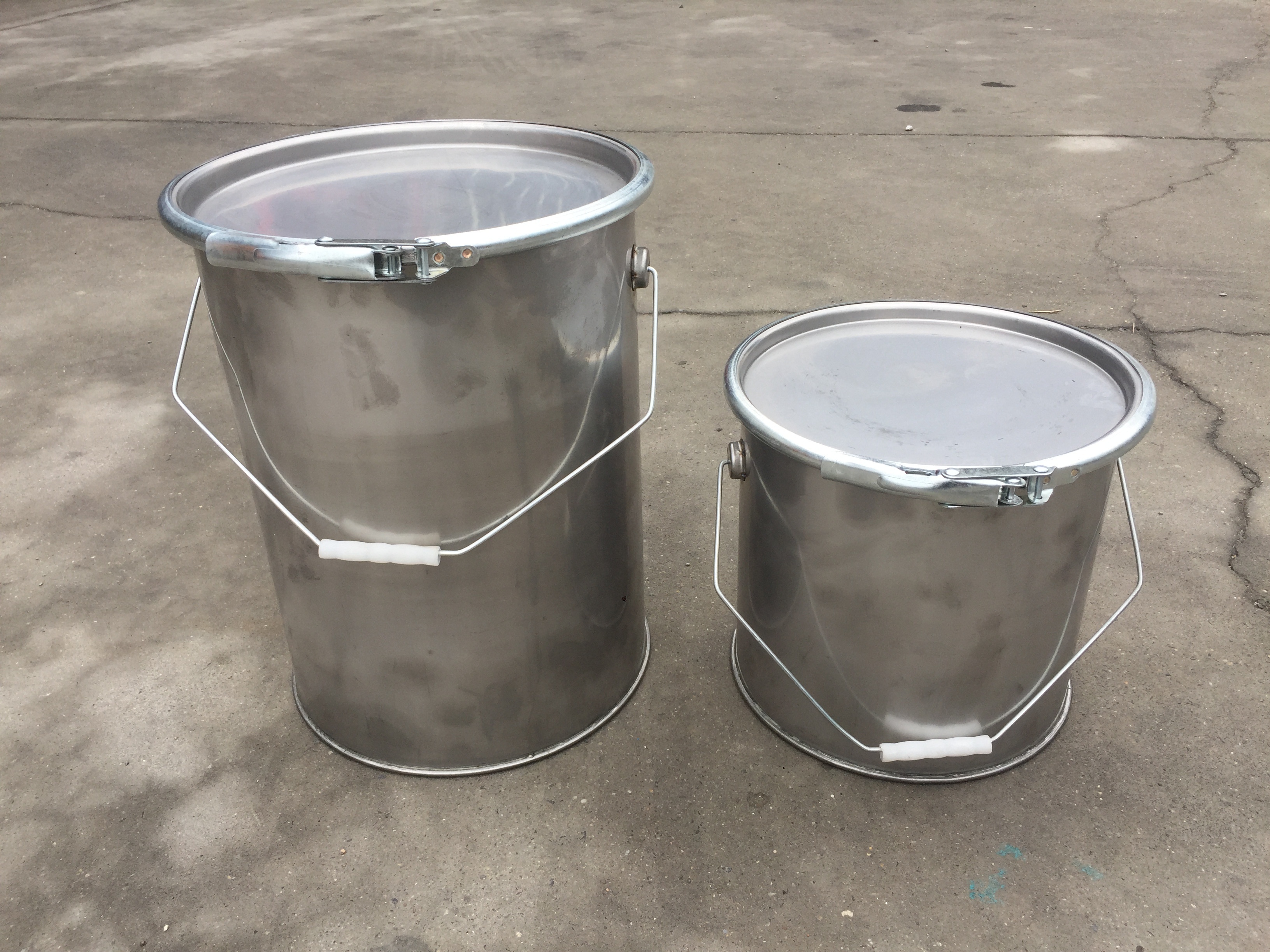 5 Gallon Open Head/ Tight Head Pails 304 Stainless Steel Drum 20L