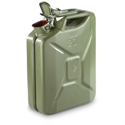 Various Size Metal Style 20L Stainless Steel Petrol Jerry Can