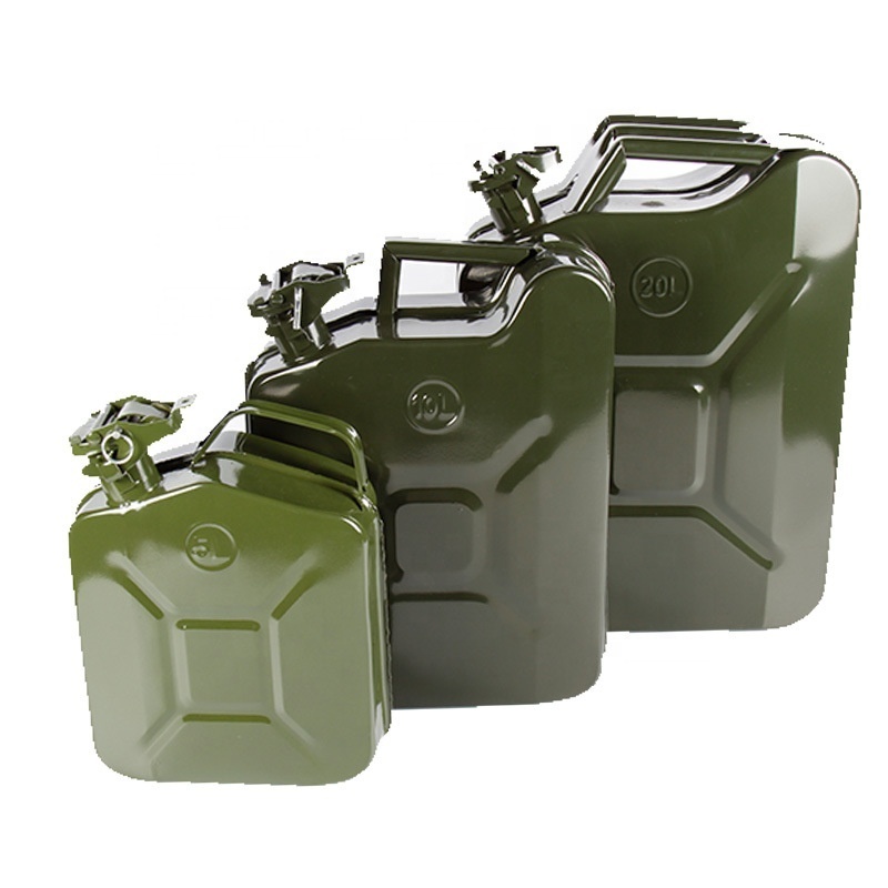 Hot Selling Metal Style 20L Stainless Steel Petrol Jerry Can