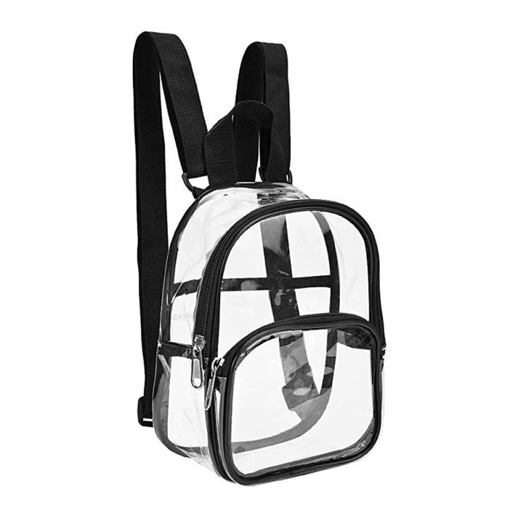 Pvc Transparent Bag Outdoor Sports Travel Waterproof Mini Clear Backpack