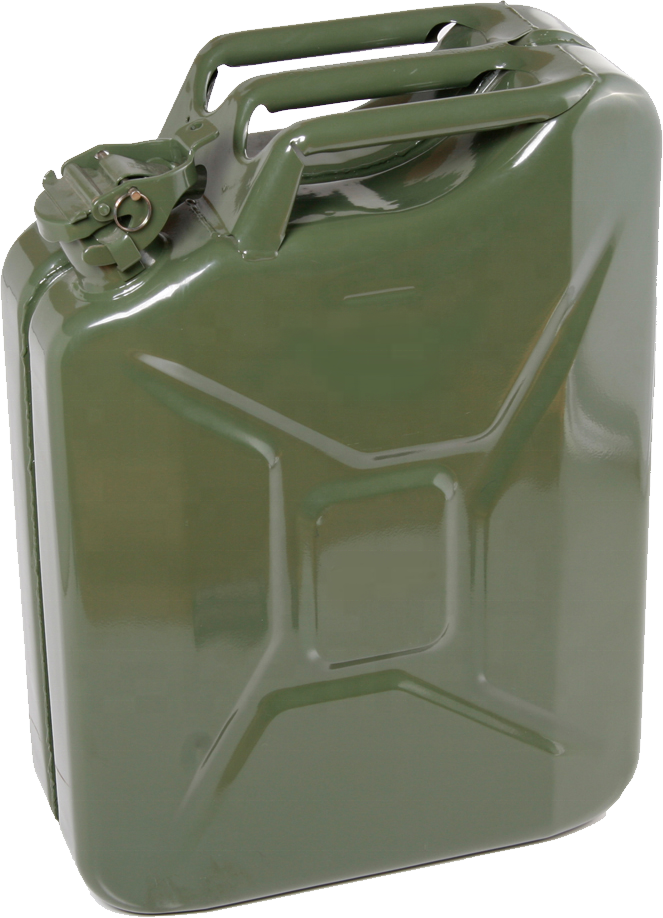 Hot Sale 20 Liter Green Stainless Steel Gas Jerry Can