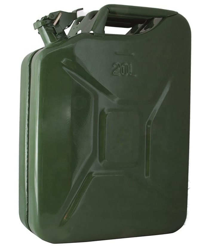 Hot Selling Metal Style 20L Stainless Steel Petrol Jerry Can