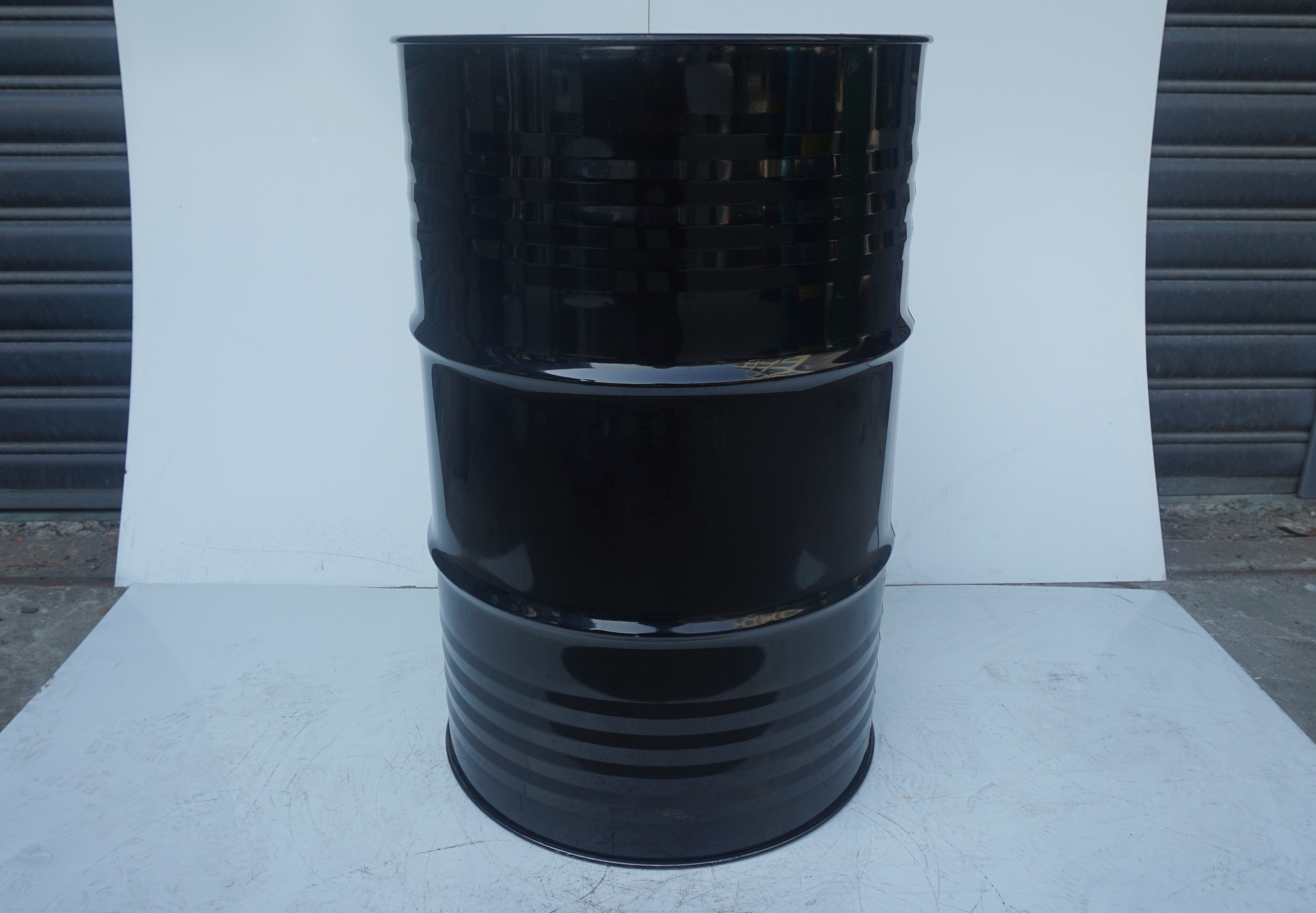 Customized logo close lid 55 gallon 200 liter steel metal drums for oil sale