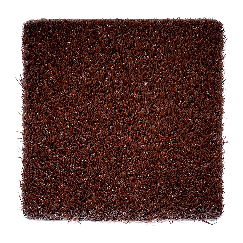 Durable Realistic Turf Artificial Grass Green  For Decoration High Quality Synthetic Turf Plastic Lawn In Brown Colors