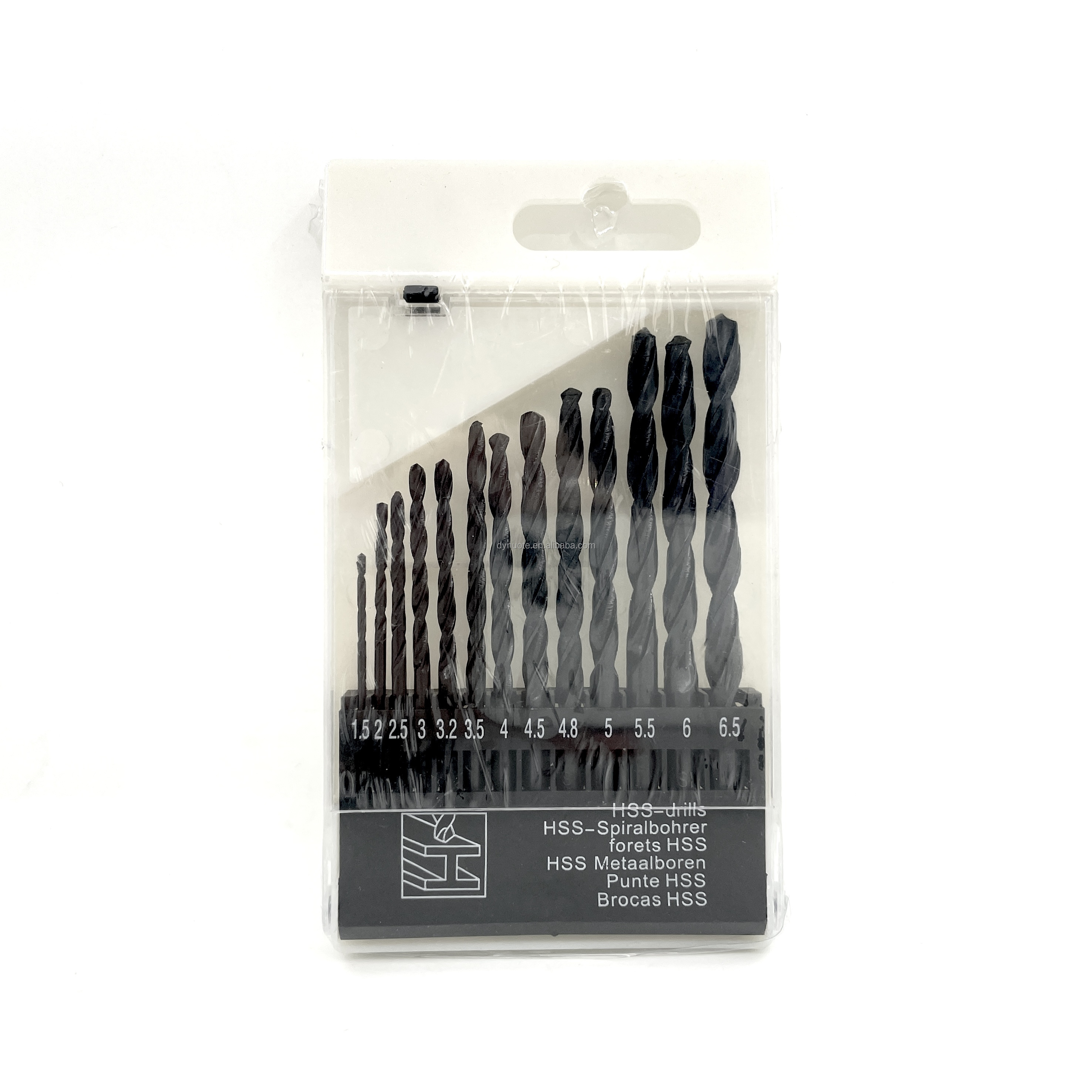 Factory Direct OEM 13PCS HSS Black Twist Drill Bit For Metal Drilling