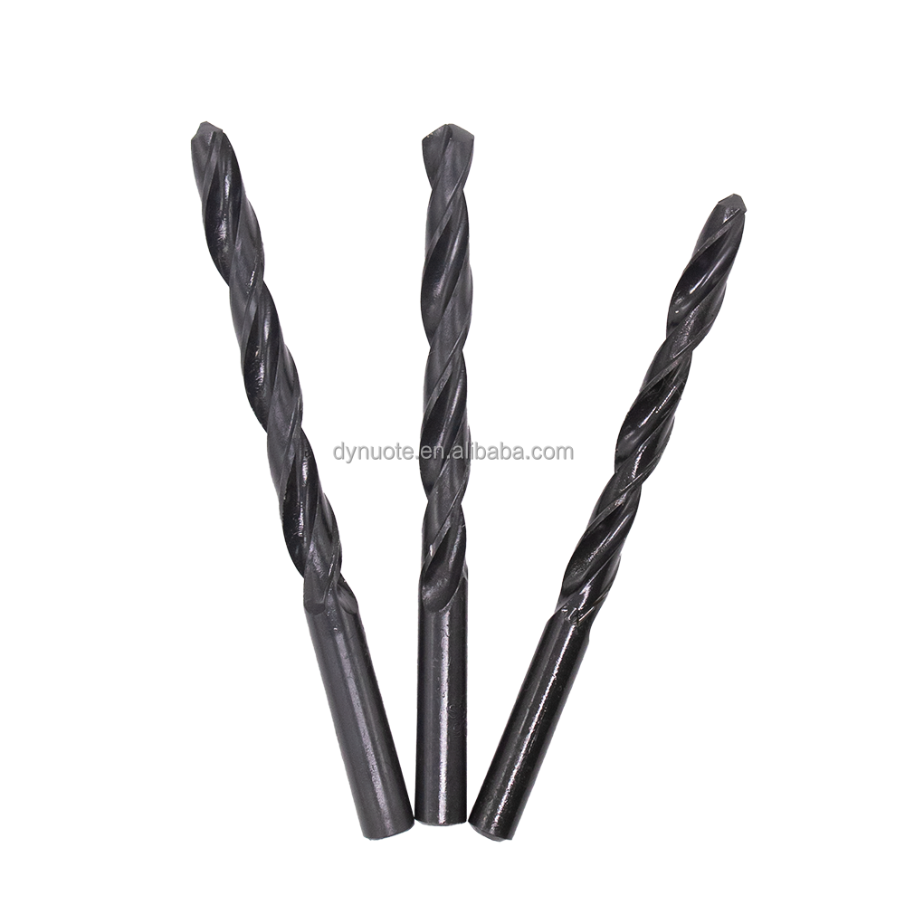 Factory 1-13mm Good Quality Black HSS Straight Shank Twist Drill Bit For Wood Metal Steel Fast Drilling