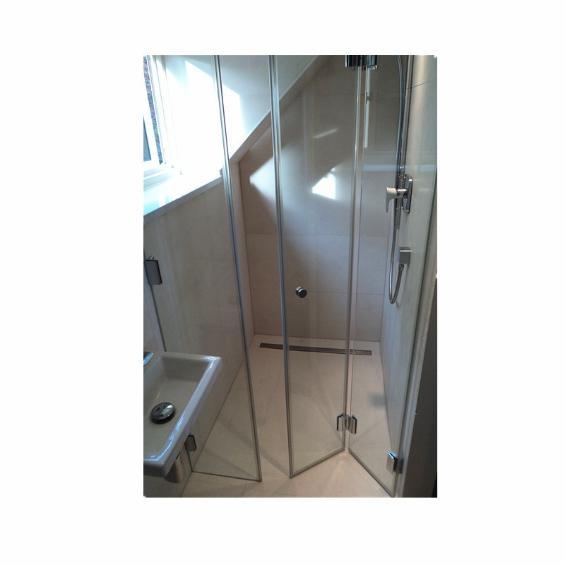 Price of Adjustable Bathrooms Frameless Bi-folding Shower Doors Interior Accordion Glass Folding  Doors