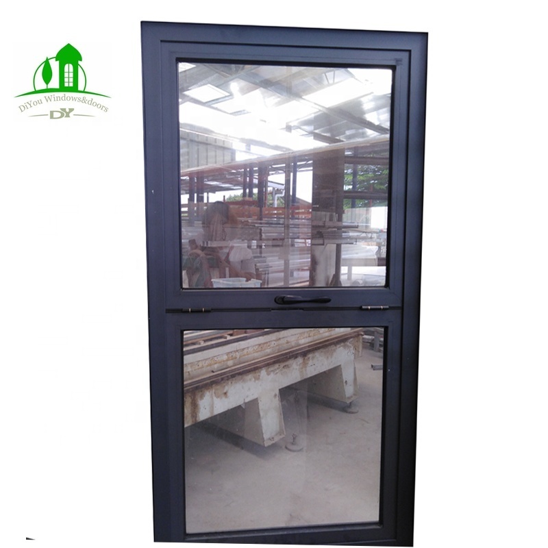 2019 New Trend Grill Design up and Down Bifold Windows Customized Stainless Steel Aluminum Alloy Folding Screen Vertical 6063-T5