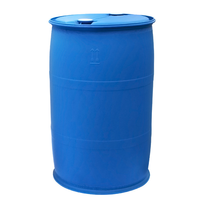 blue plastic drum 200 liters plastic barrel manufacturers gallon barrel with cover 55 gallon