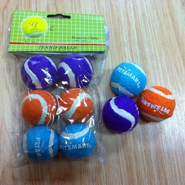 Squeaky Tennis Balls 12 Pack Dog Toys 1.75