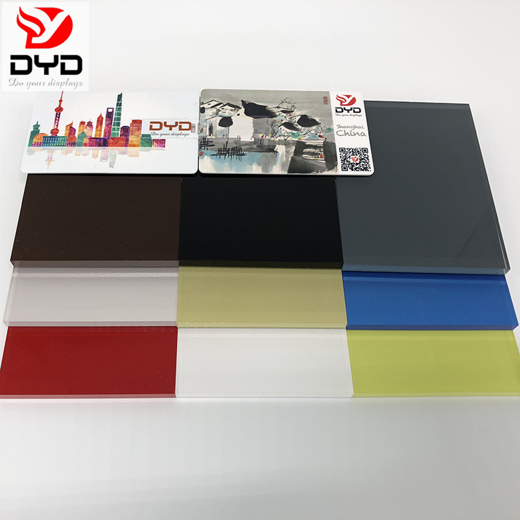 Hot Sale 2mm 3mm 5mm Thick Customized Colour Solid Cast Clear Acrylic Sheet For Fashion Bathtub And Kitchen Door Decoration