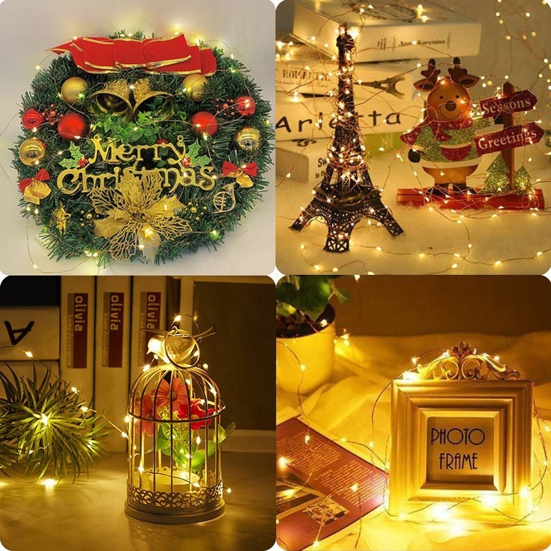 wholesale holiday led string light  battery operated light remote control led string light for decoration