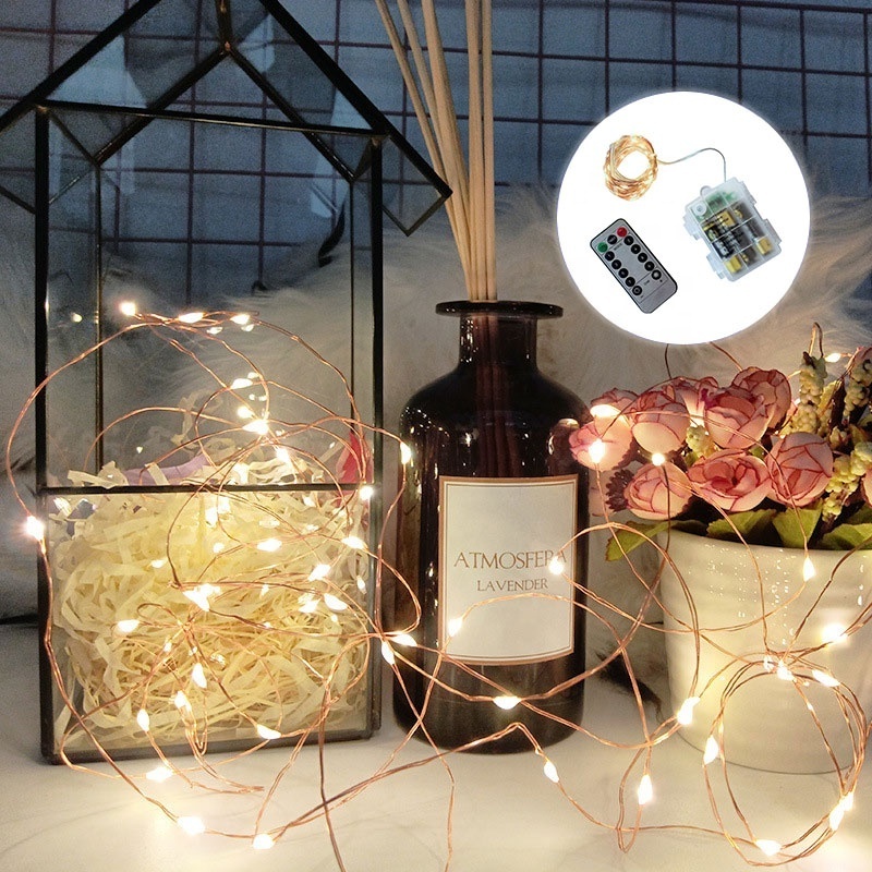 wholesale holiday led string light  battery operated light remote control led string light for decoration