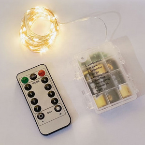 wholesale holiday led string light  battery operated light remote control led string light for decoration